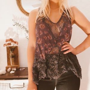 Free people lace tank